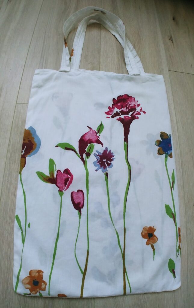 Tas handmade, bloem